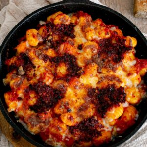 Gnocchi with nduja recipe.