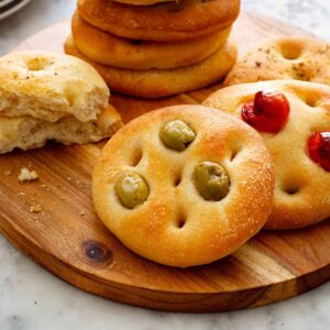 Italian focaccine recipe.