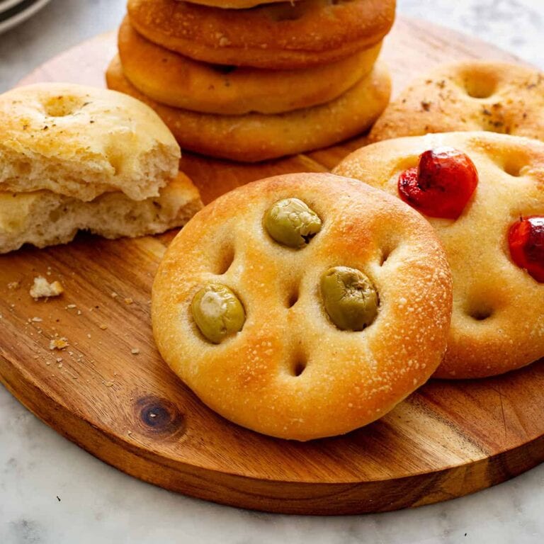 Italian focaccine recipe.