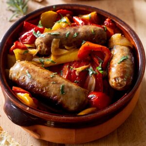 Peperoni e salsicce recipe.