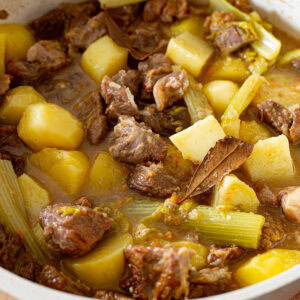 Beef spezzatino di manzo recipe.
