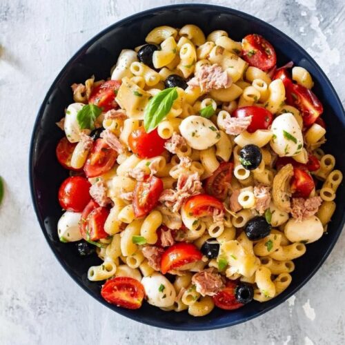 Pasta fredda con tonno recipe.